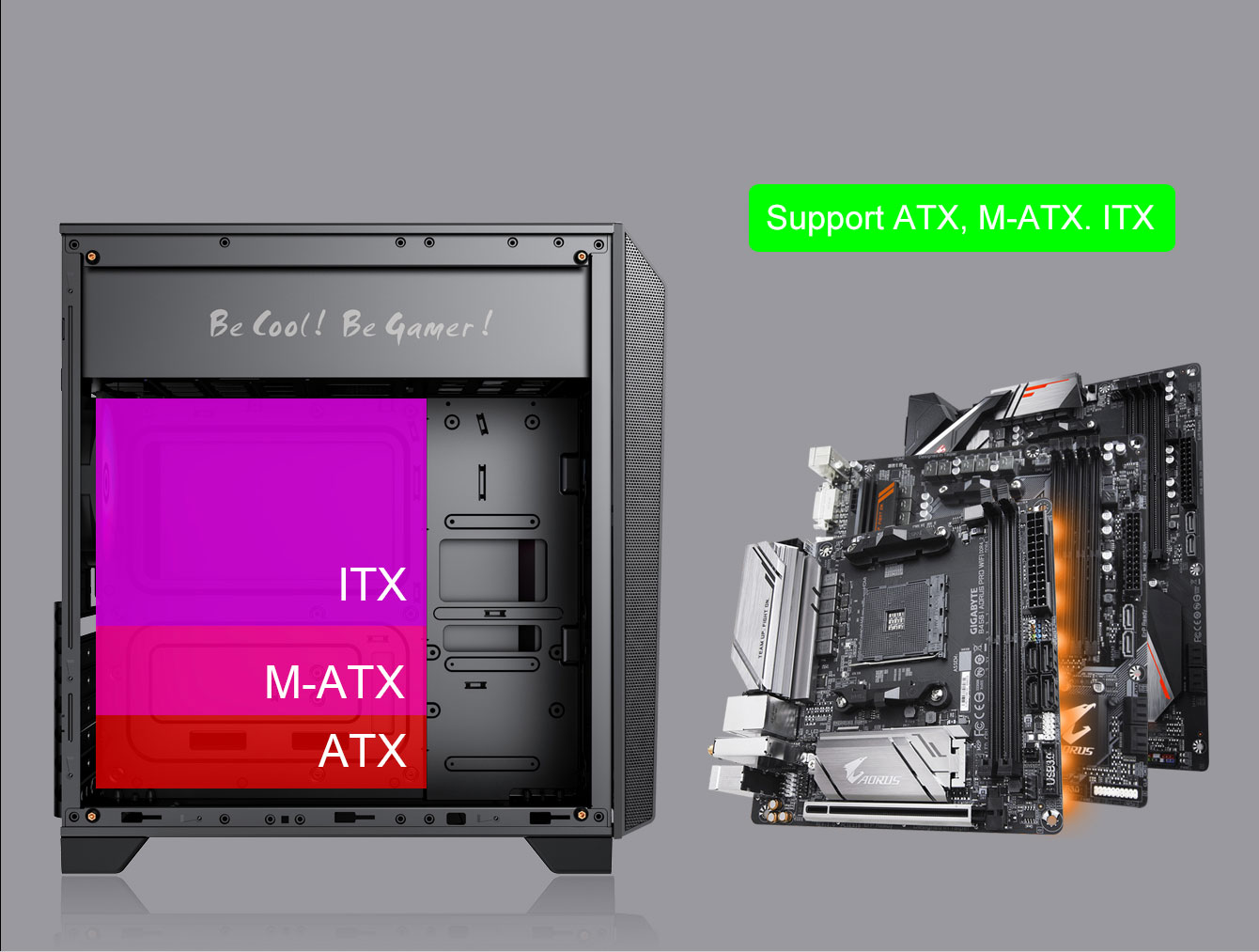 Gamemax Nova N5 Gaming Computer Case